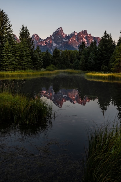 Grand Teton Sunrise at Landing di Schwabacher