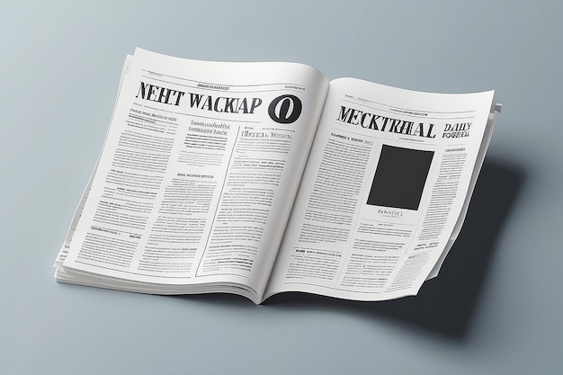 Grande design di giornale per qualsiasi scopo Vector layout editoriale di stampa Template di giornale