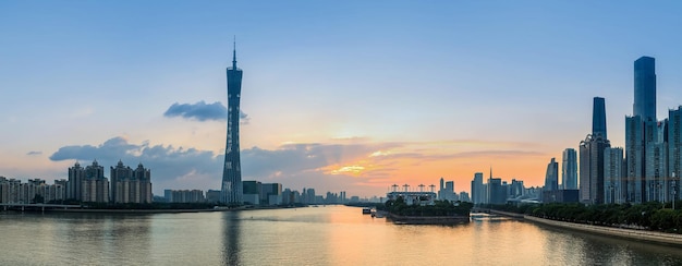 Grande foto aerea dello stile urbano di Guangzhou