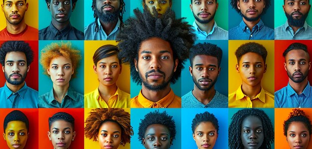 grande foto di molte persone di colore