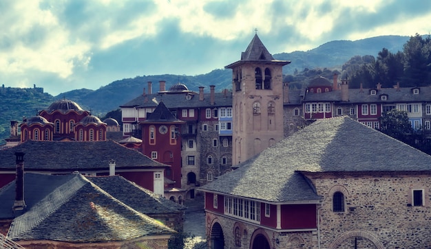 Grande monastero in Grecia