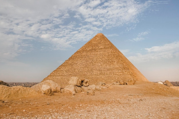 Grande Piramide di Cheope a Giza in Egitto