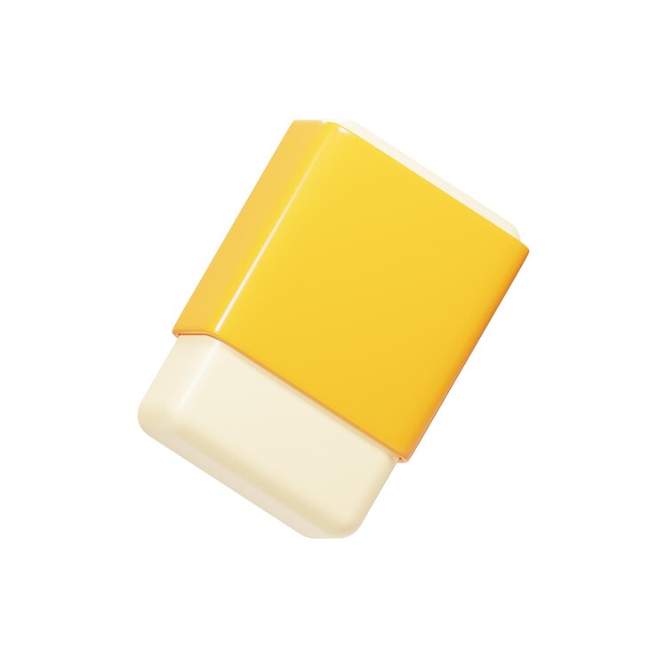 Graphic design tools icon concept 3d rendering eraser tool icon