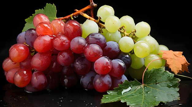grappolo d'uva viola isolato frutta sfondo