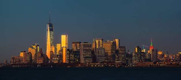 Grattacieli ed edifici a Manhattan. Architettura di Manhattan e New York City