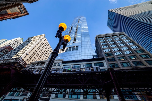 Grattacieli nel centro di Chicago