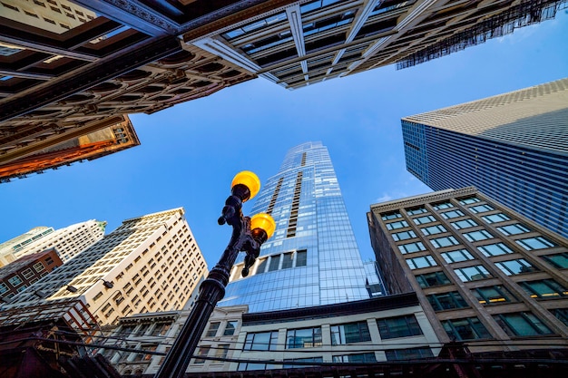 Grattacieli nel centro di Chicago