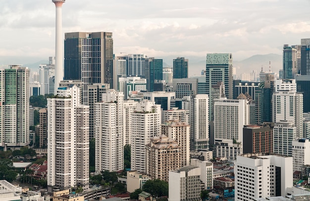 Grattacieli nel centro di Kuala Lumpur