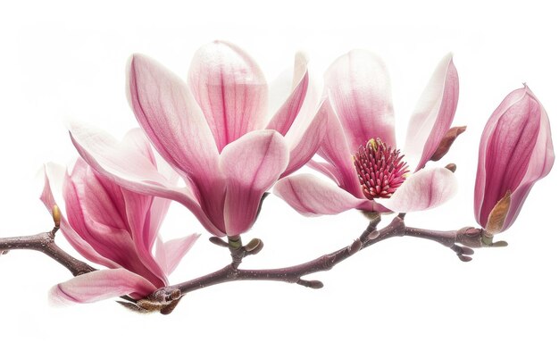 Graziosa fioritura Magnolia IA generativa