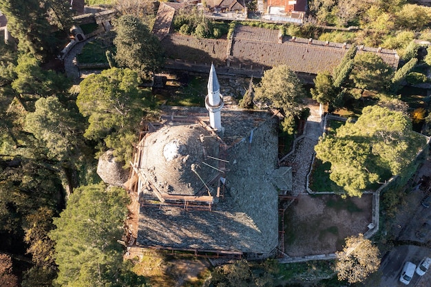 Grecia Ioannina Vista aerea del drone della moschea Giannena Ali Pasha