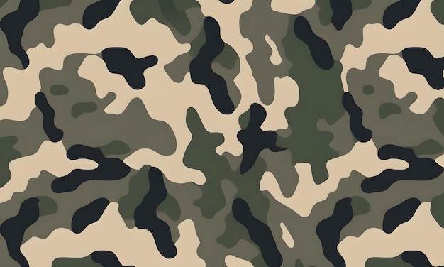 Green Camouflage Pattern Colori militari Stile vettoriale Camo Sfondio Grafico Army Wall Art Design