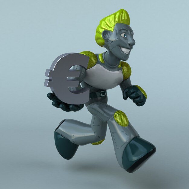 Green Robot - Personaggio 3D