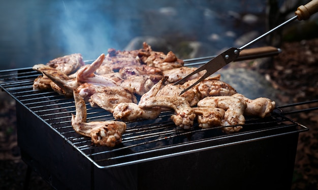 Grigliare pollo speziato