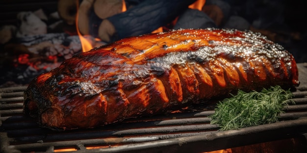 Grill da una cucina di un ristorante argentino