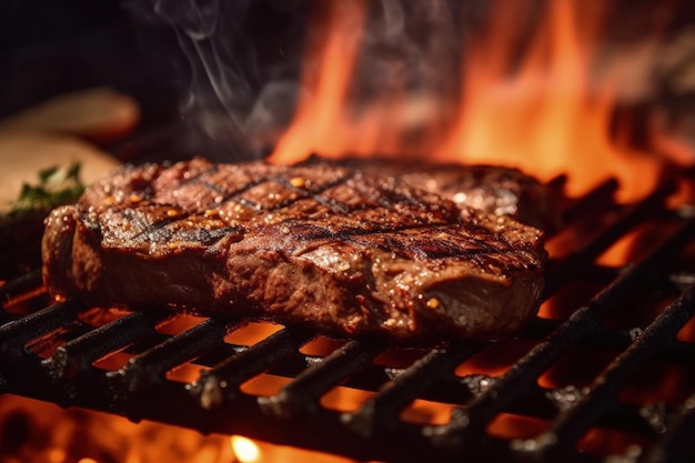 Grill Perfection Bistecca alla griglia salata al carbone che si scioglie in bocca