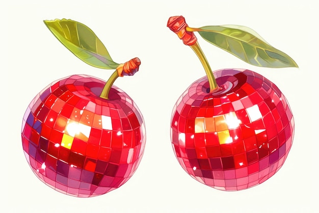 Groovy Cherry Disco Ball Delight