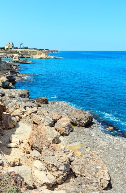 Grotta dello Mbruficu Costa del mare del Salento Italia