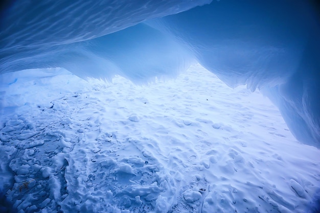 grotta di ghiaccio inverno congelato natura sfondo paesaggio