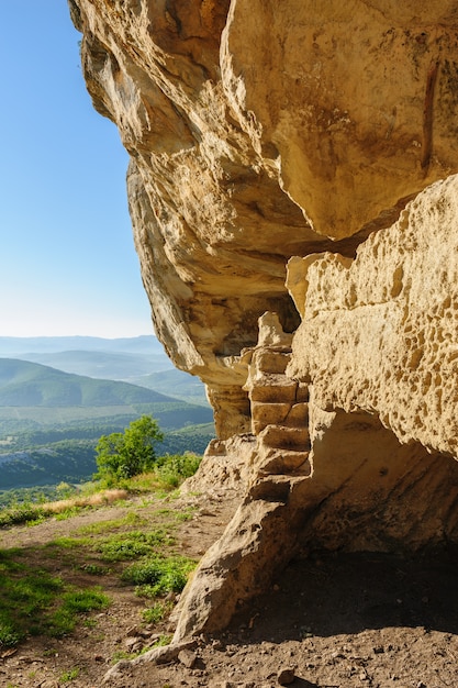 Grotte a Tepe Kermen, in Crimea