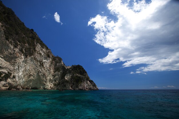 Grotte blu sull'isola di Zante, Grecia