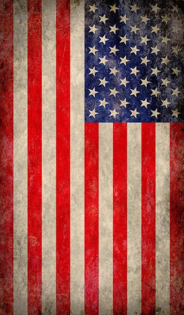 Grunge bandiera degli Stati Uniti