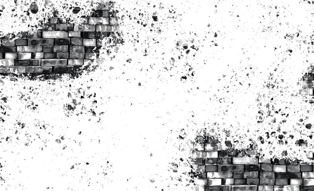 Grunge Black and White Distress TextureGrunge ruvido sfondo sporcoPer poster banner retrò