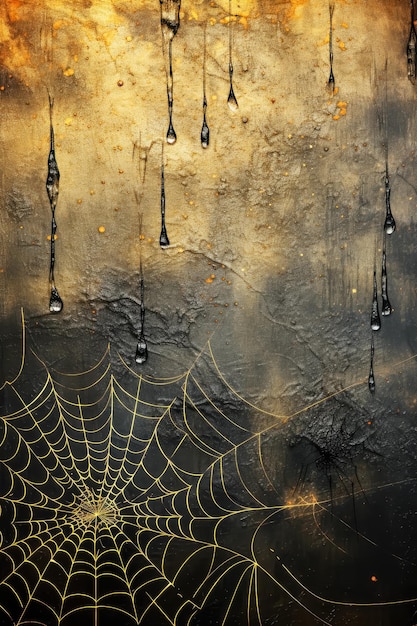 Grungy Spider Web Digital Papers Spider Web Sfondi Sfondi di inviti per Halloween