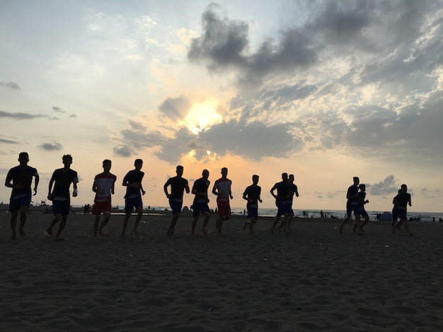 Gruppo di allenamento sportivo