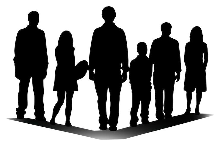 Foto gruppo di persone png silhouette persone adulti