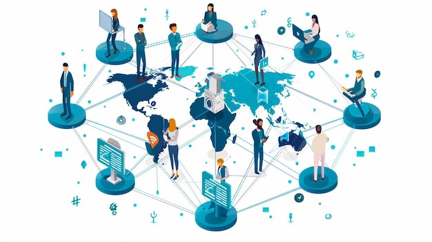 gruppo ludej s globalnoj setu