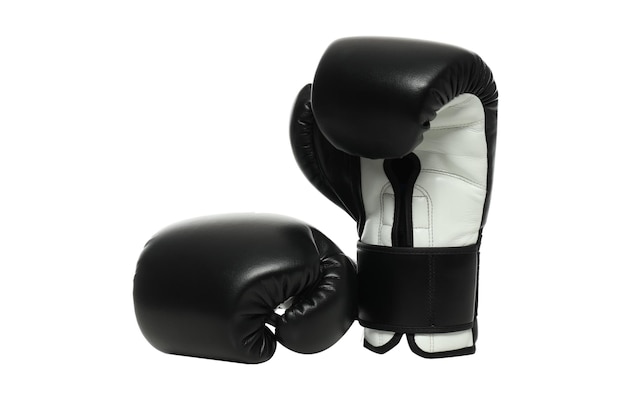 Guanti da boxe PNG isolati su sfondo bianco