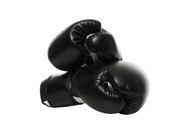 Guanti da boxe PNG isolati su sfondo bianco