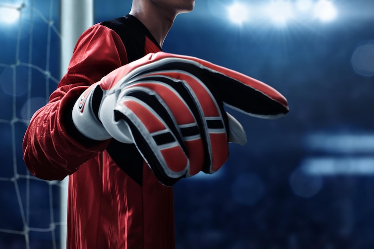 Foto guanti da portiere di calcio