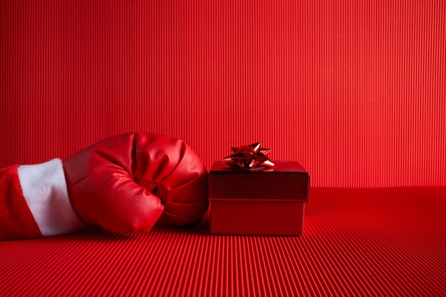 Guantoni da boxe idea creativa per lo shopping di Santo Stefano con confezione regalo