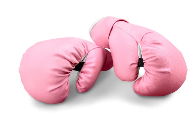 Guantoni da boxe rosa