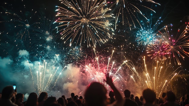 Guardare i fuochi d'artificio AI generativa