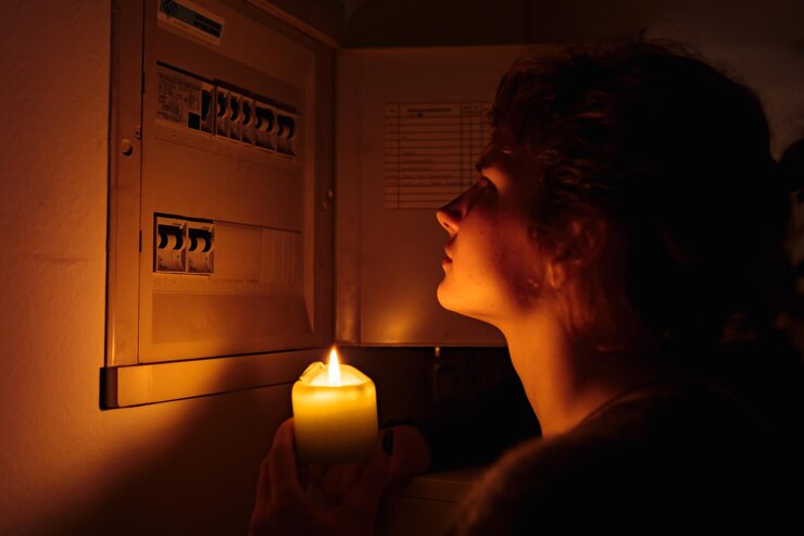 guasto del contatore elettrico blackout nessuna elettricità