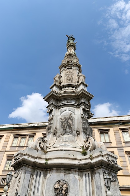 Guglia della Vergine Immacolata a Napoli Italia