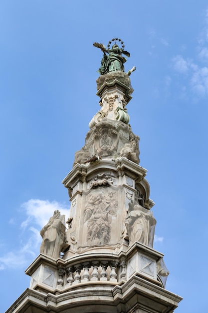 Guglia della Vergine Immacolata a Napoli Italia