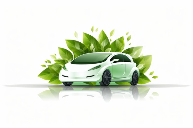 Guidare verso un futuro più verde Un'icona automobilistica che abbraccia l'energia verde e la consapevolezza ambientale