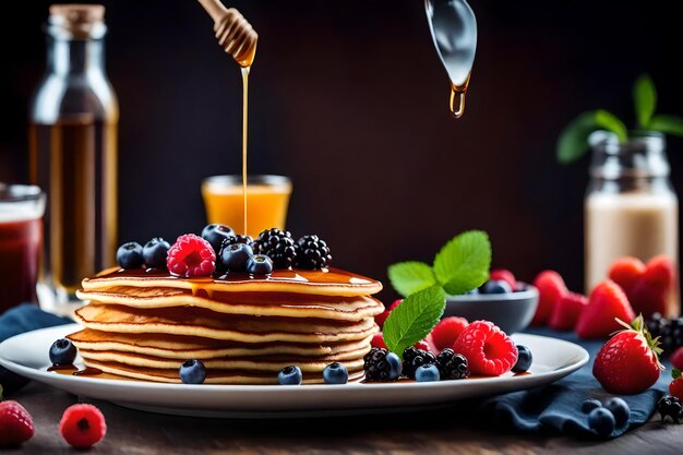 Gustate la magia delle deliziose esperienze alimentari L'AI ha generato la migliore foto di cibo