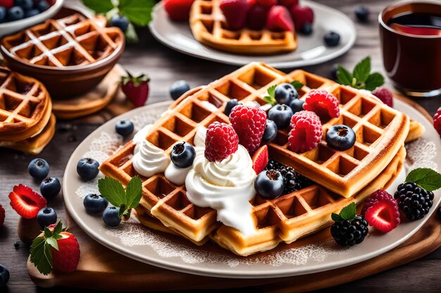 Gustate la magia delle deliziose esperienze alimentari L'AI ha generato la migliore foto di cibo