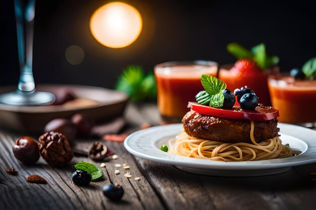 Gustate la magia delle deliziose esperienze alimentari L'AI ha generato la migliore foto di cibo