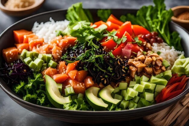 Gustate la magia delle deliziose esperienze alimentari L'AI ha generato la migliore foto di cibo