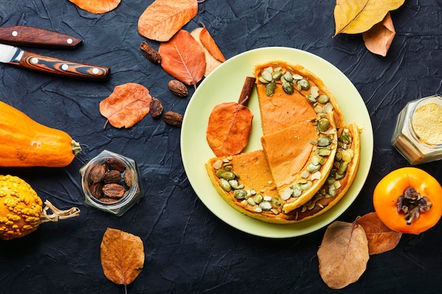 Gustosa torta di zucca autunnale.