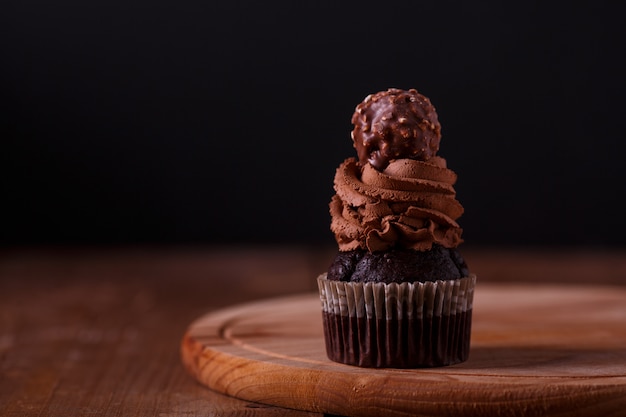 Gustosi cupcakes al cioccolato.