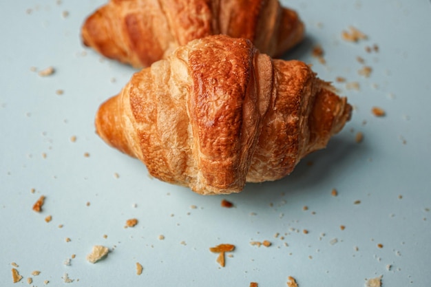 gustoso croissant per colazione, cibo francese