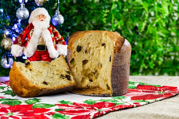 Gustoso panettone natalizio.