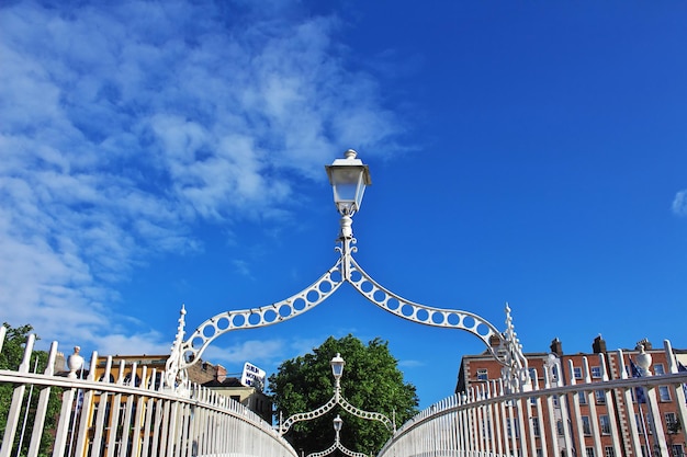 Ha'penny Bridge a Dublino, Irlanda