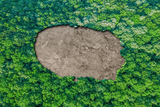 Habitat sostenibile Mappa dell'isola di Bouvet, concetto di ambiente